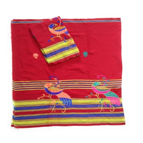 4 to 5yr Girls Panchi Saree 167286 - Image 2