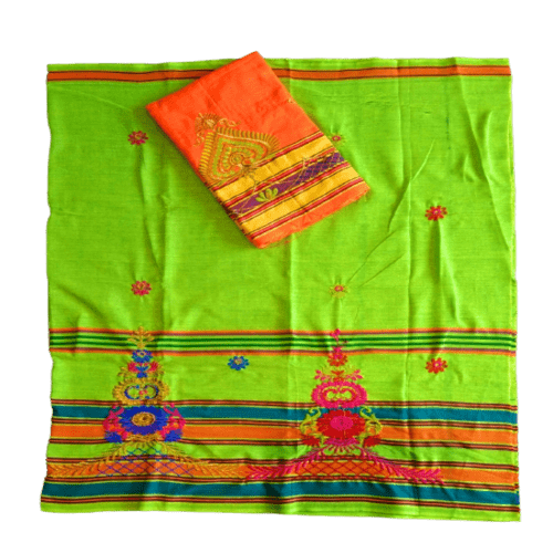 4 to 5yr Girls Panchi Saree 137842 - Image 2