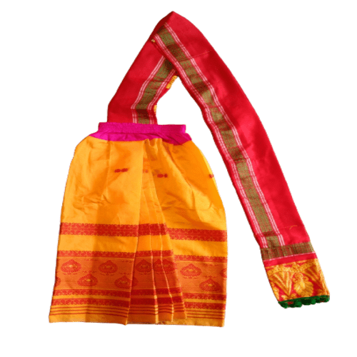 6 to 8yrs Girls Ready to Wear Saree 121065 - Image 2