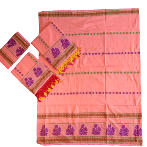 Couples Assam Panchi Saree & Assam Panchi Kacha 173926 Couples Assam Panchi Saree & Assam Panchi Kacha 173926