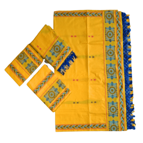 Couples Assam Panchi Saree & Assam Panchi Kacha 164697