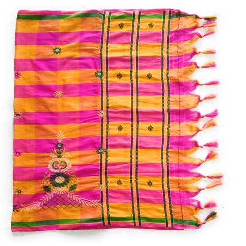 Embroidered Lumang Phuta Kacha (Silk Dhoti 178648) Embroidered Lumang Phuta Kacha (Silk Dhoti 178648)