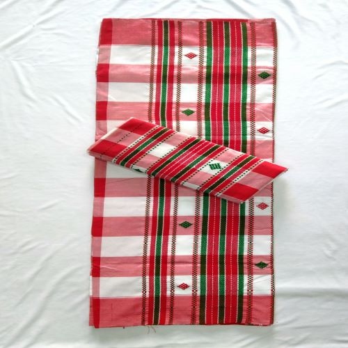 Santali Traditional Couple Kacha & Saree (Lumanag) 102345 - Image 2