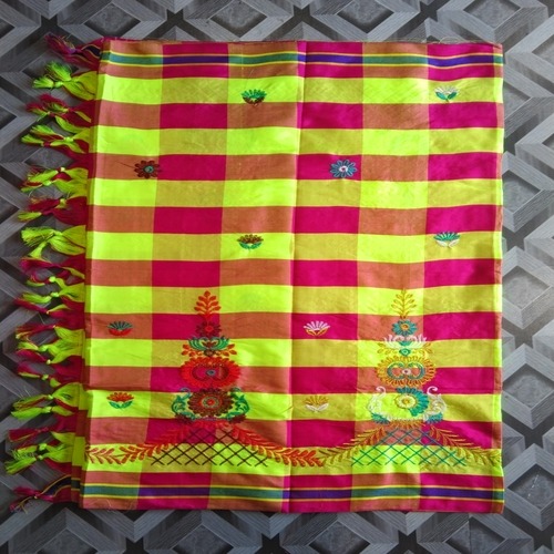 Embroidered Lumang Phuta Kacha (Silk Dhoti 185135) - Image 2