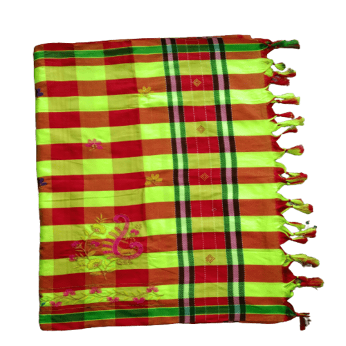 Embroidered Lumang Phuta Kacha (Silk Dhoti 119065) Embroidered Lumang Phuta Kacha (Silk Dhoti 119065)