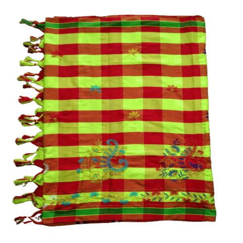 Embroidered Lumang Phuta Kacha (Silk Dhoti 119065) - Image 2