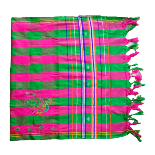 Embroidered Lumang Phuta Kacha (Silk Dhoti 153365) Embroidered Lumang Phuta Kacha (Silk Dhoti 153365)