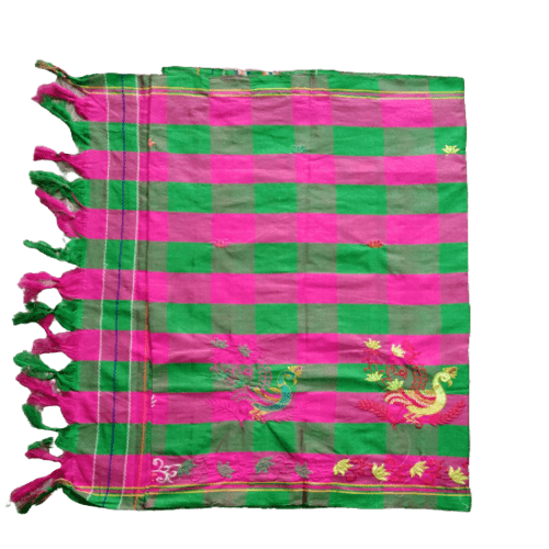 Embroidered Lumang Phuta Kacha (Silk Dhoti 153365) - Image 2