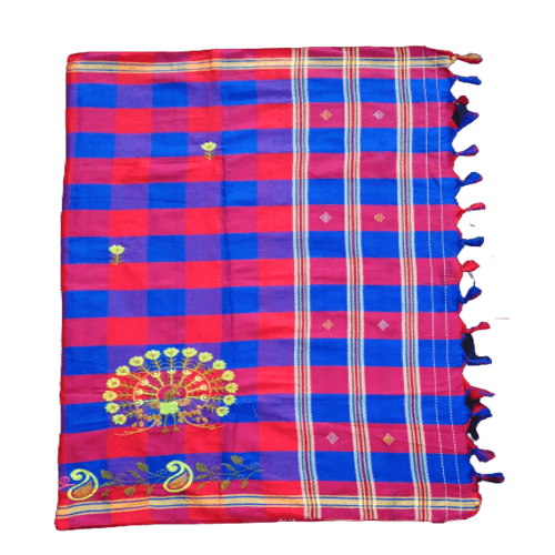Embroidered Lumang Phuta Kacha (Silk Dhoti 158349) Embroidered Lumang Phuta Kacha (Silk Dhoti 158349)