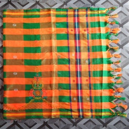 Embroidered Lumang Phuta Kacha (Silk Dhoti 181631) Embroidered Lumang Phuta Kacha (Silk Dhoti 181631)