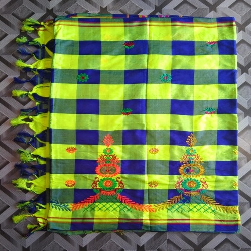 Embroidered Lumang Phuta Kacha (Silk Dhoti 169382) Embroidered Lumang Phuta Kacha (Silk Dhoti 169382)