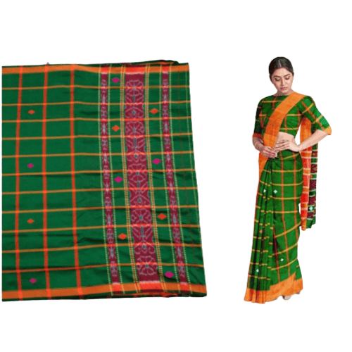 Santali Traditional Couple Kacha & Saree (Lumanag) 146011 - Image 2
