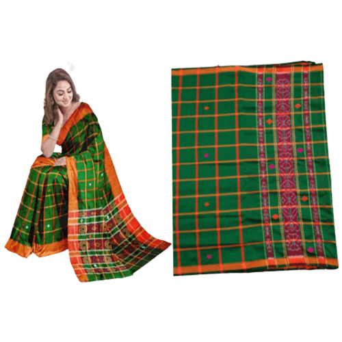 Santali Traditional Couple Kacha & Saree (Lumanag) 146011 - Image 4