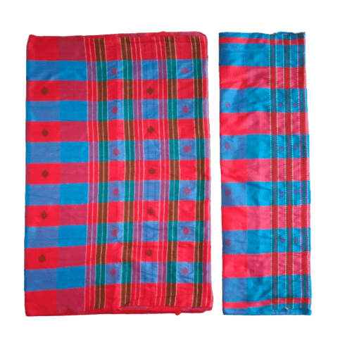 Santali Traditional Couple Kacha & Saree (Lumang) 101678 Santali Traditional Couple Kacha & Saree (Lumang) 101678