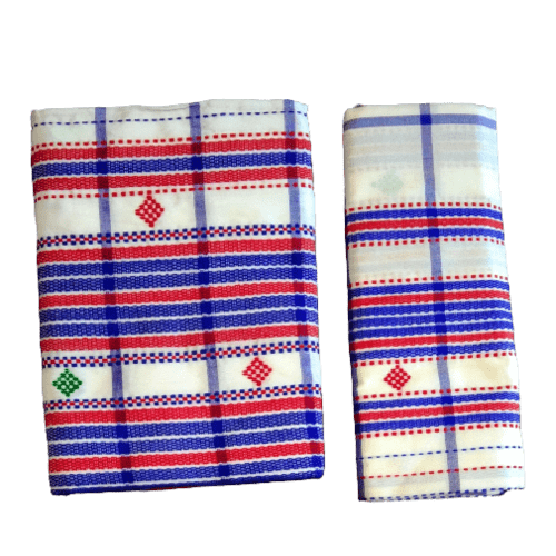 Santali Traditional Couple Kacha & Saree (Lumanag) 159140 - Image 3