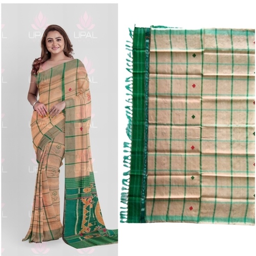 Santali Traditional Couple Kacha & Saree (Pure Lumanag 162392) - Image 2