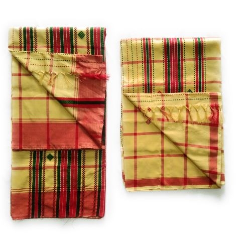 Santali Traditional Couple Kacha & Saree (Lumanag) 187298 - Image 4