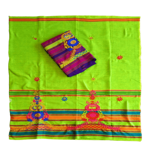 4 to 5yr Girls Panchi Saree 106670 - Image 2