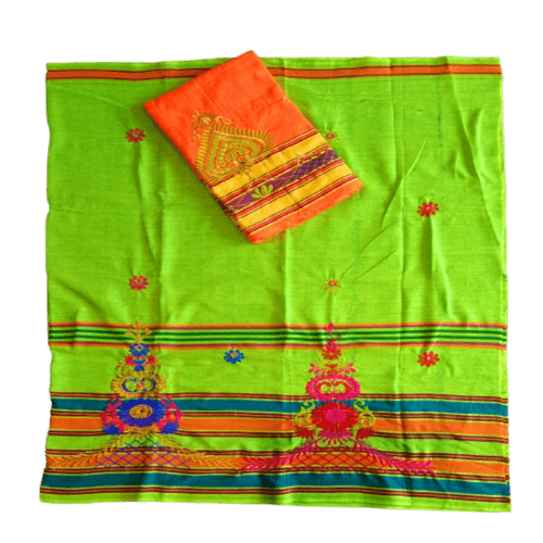 4 to 5yr Girls Panchi Saree 137842 - Image 2
