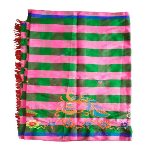 7 to 10yrs Kids Embroidered Lumang Phuta Kacha 124757