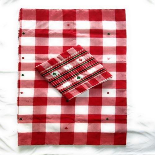 Santali Traditional Couple Kacha & Saree (Lumanag) 102345