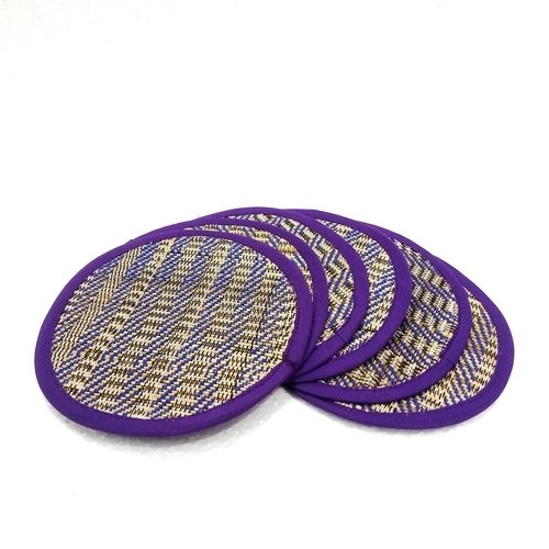 Jute Coaster Set (Pack of 6) 148556 - Image 2