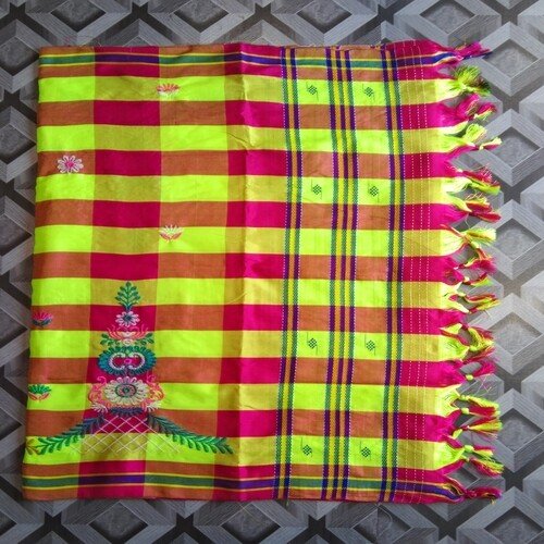 Embroidered Lumang Phuta Kacha (Silk Dhoti 185135)