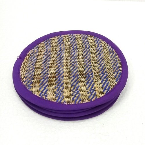 Jute Coaster Set (Pack of 6) 148556 - Image 3