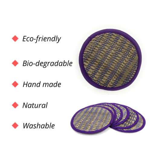 Jute Coaster Set (Pack of 6) 148556 - Image 4