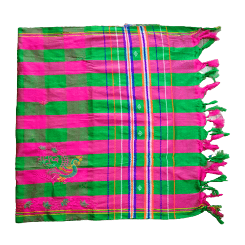 Embroidered Lumang Phuta Kacha (Silk Dhoti 153365)