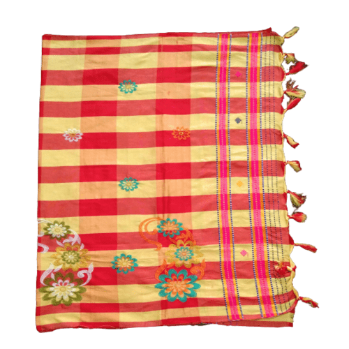 Embroidered Lumang Phuta Kacha (Silk Dhoti 124514)