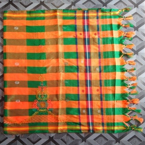 Embroidered Lumang Phuta Kacha (Silk Dhoti 181631)