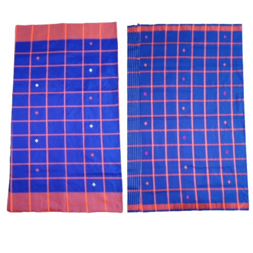 Santali Traditional Couple Kacha & Saree (Lumanag) 129122 - Image 4