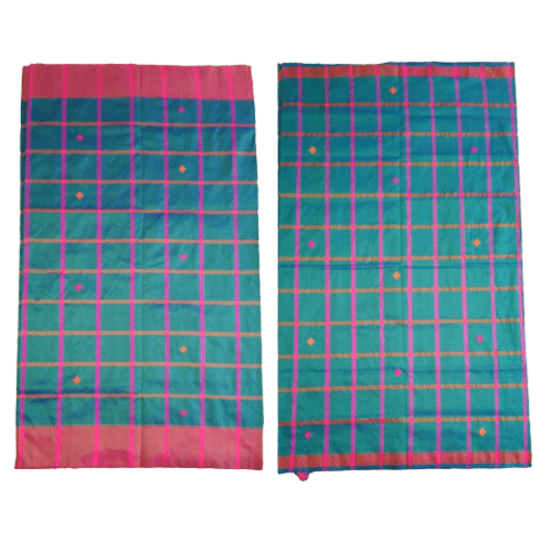 Santali Traditional Couple Kacha & Saree (Lumanag) 172697 - Image 3