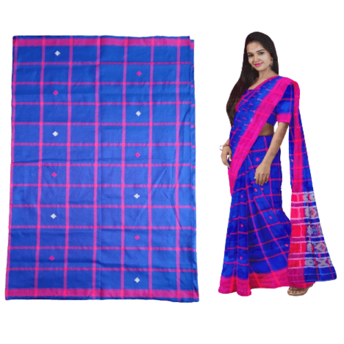 Santali Traditional Couple Kacha & Saree (Lumanag) 101946 - Image 3