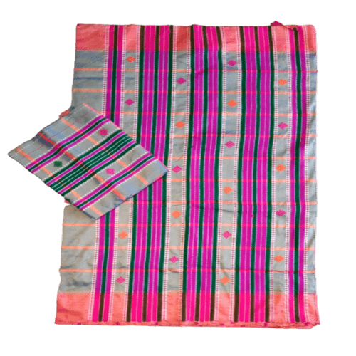Santali Traditional Couple Kacha & Saree (Lumanag) 128870