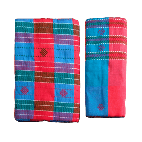 Santali Traditional Couple Kacha & Saree (Lumang) 101678 - Image 3