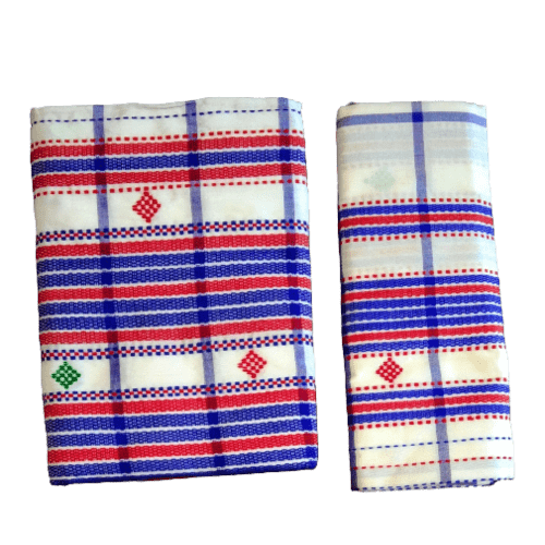 Santali Traditional Couple Kacha & Saree (Lumanag) 159140 - Image 3