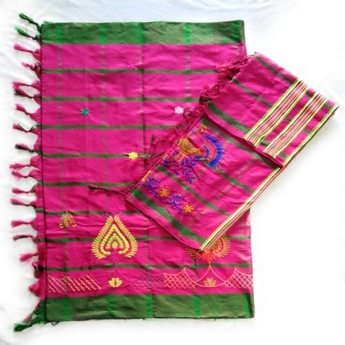 Couples Traditional Kacha & Saree (Embroidered 162512) - Image 3