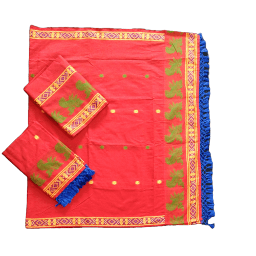 Couples Assam Panchi Saree & Assam Panchi Kacha 133543